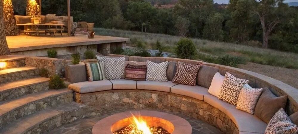6 Sunken Fire Pit and Seating Ideas for Cozy Nights